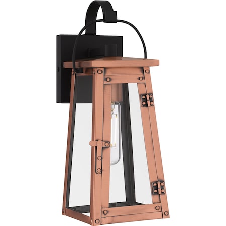 Quoizel Carolina Outdoor Wall 1 Light Aged Copper CLN8405AC